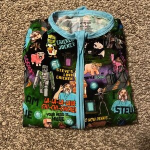 Minecraft Kids One Piece Pajama